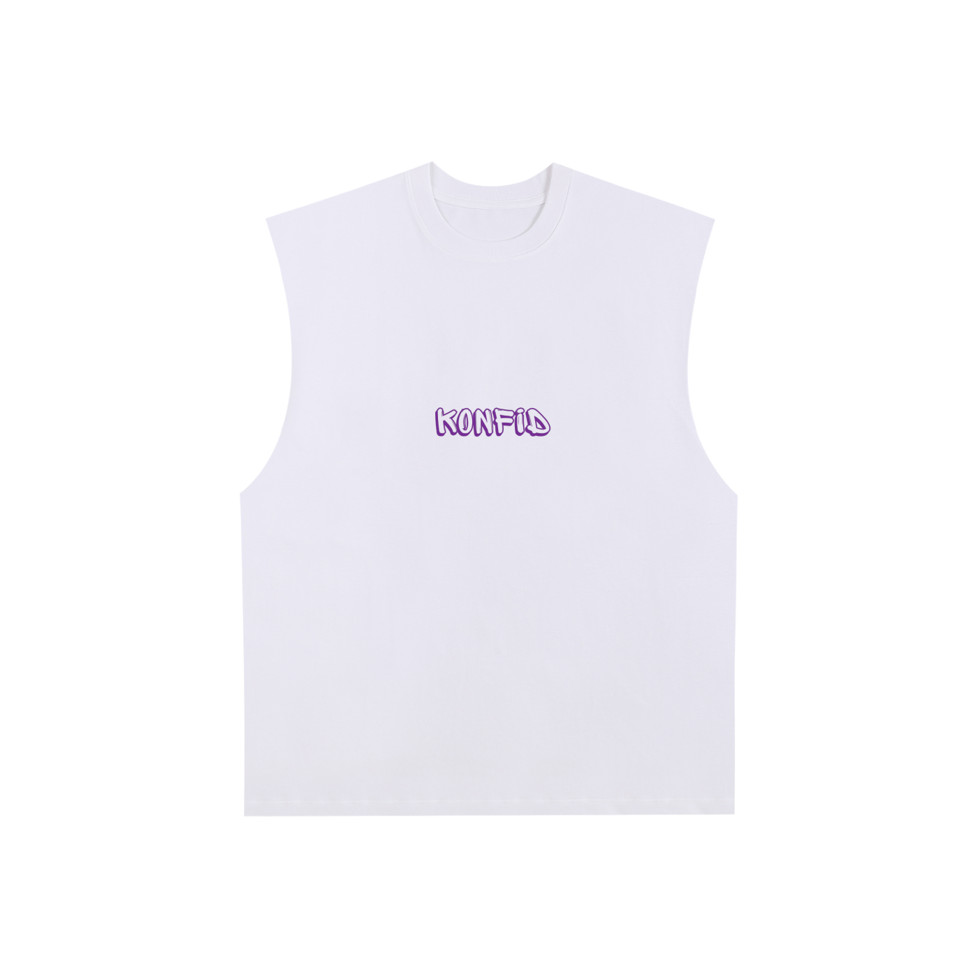 Trust Yourself - Raw Edge Cotton Tank Top