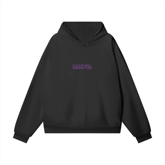 Trust Yourself - Oversized Heavyweight Hidden Pocket Fleece Hoodie - 460 GSM