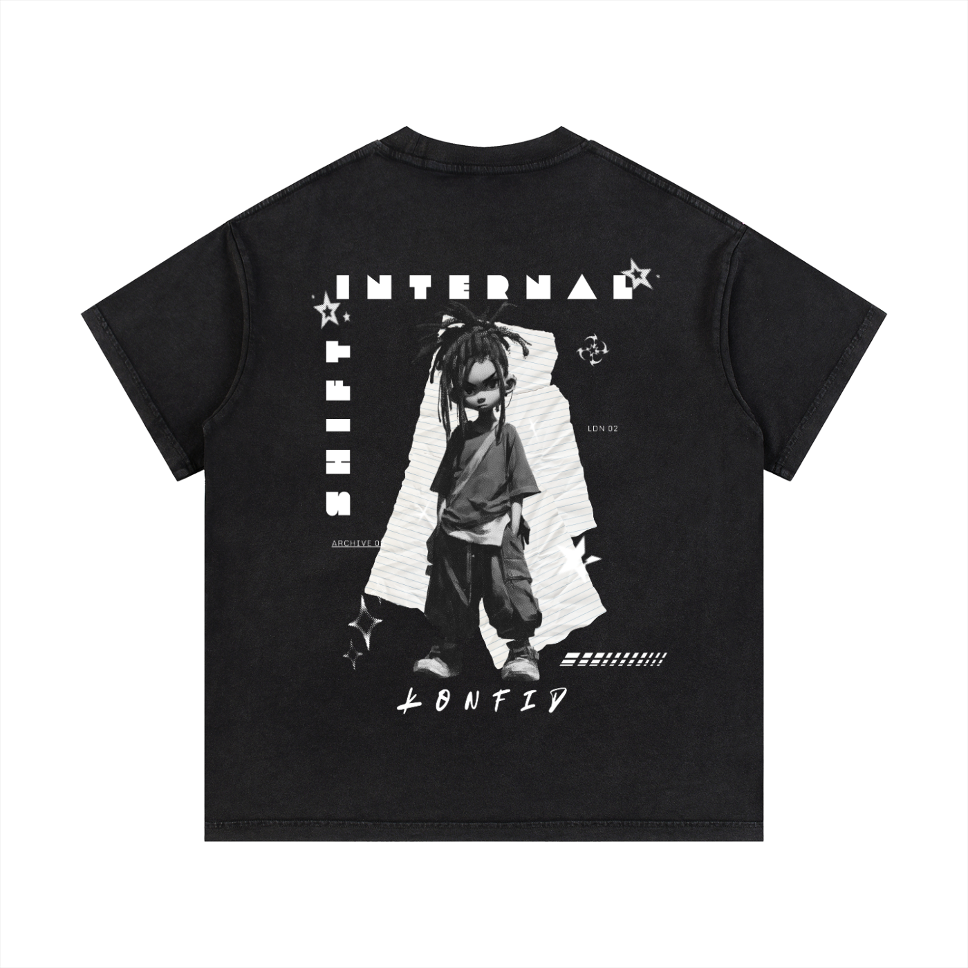 Internal Shift - Vintage Wash Cotton T-Shirt