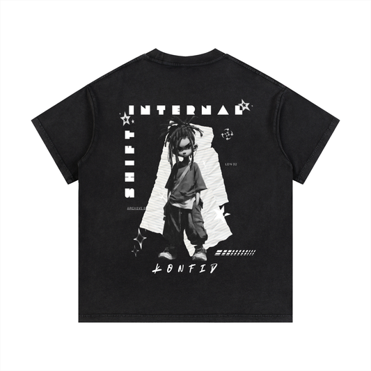 Internal Shift - Vintage Wash Cotton T-Shirt
